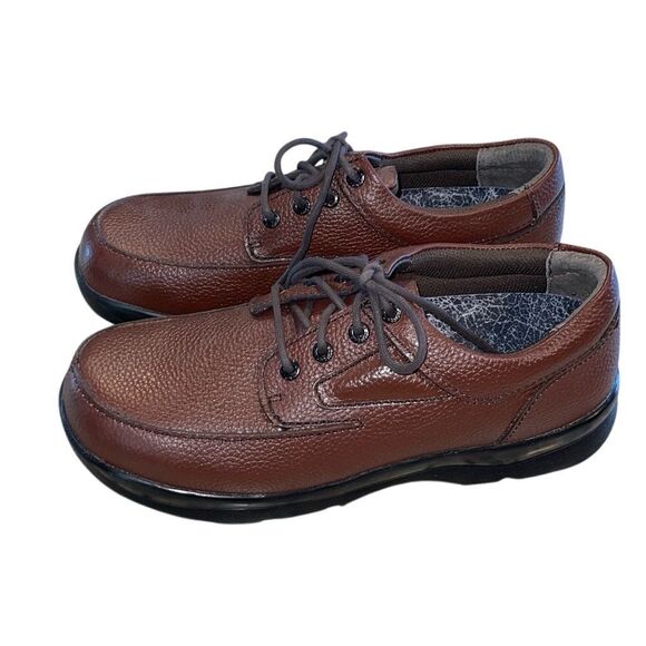Apex Mens Ariya Moc Toe‎ Dress Oxford Shoes Brown Size 12.5 NWOT